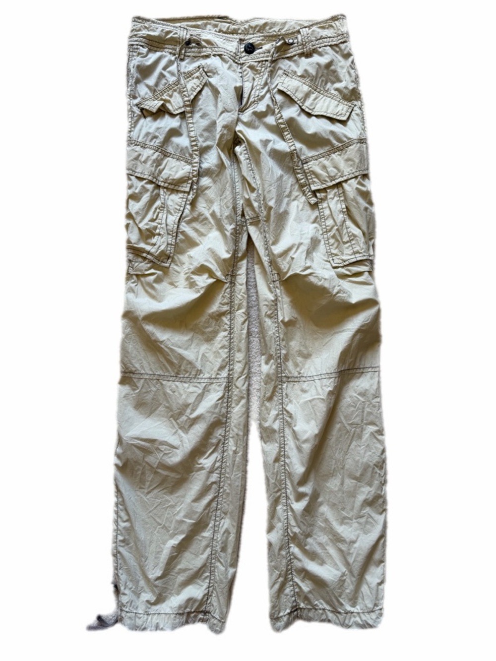 Free People Vintage Cargo pants Tan size 6 - Picture 11 of 14